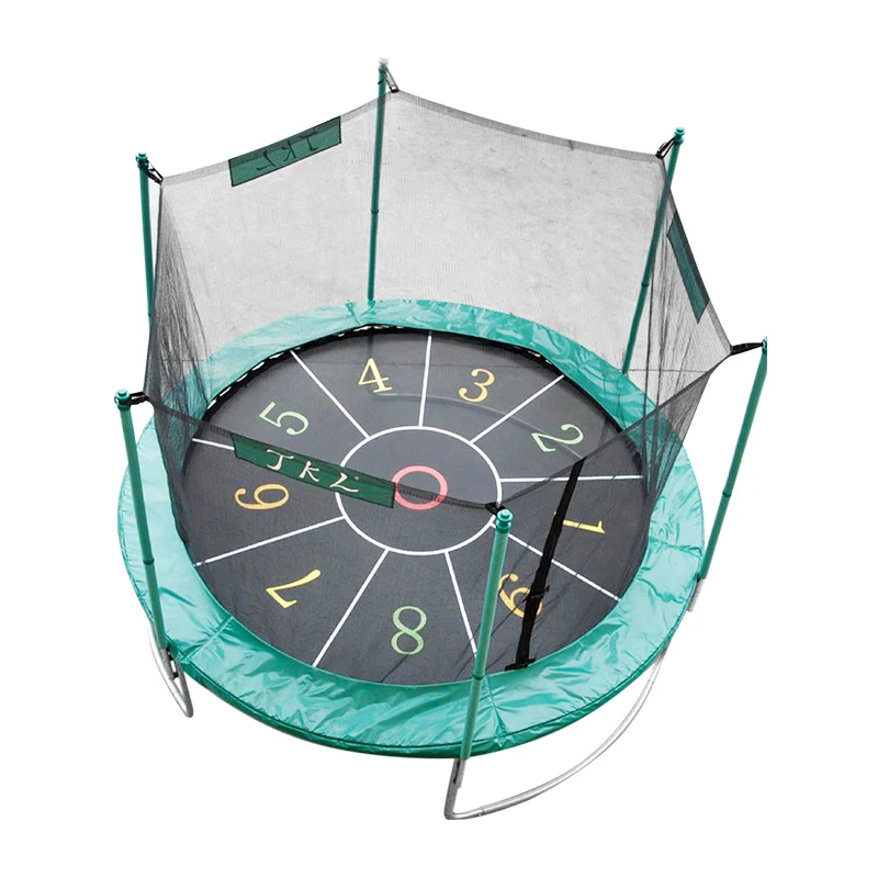 10ft children interesting jumper trampoline trampolin infantil tent with game Numbers with safety enclosure for kids