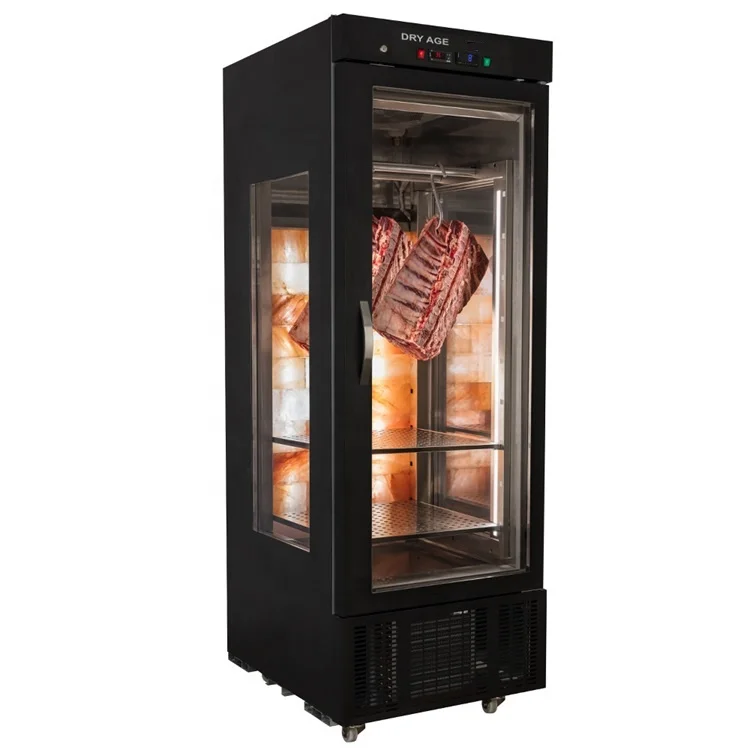 Commercial Stainless Steel Automatic Meat Sausage Dry Age Refrigerator Cabinets 2 Door Beef Aged Fridge