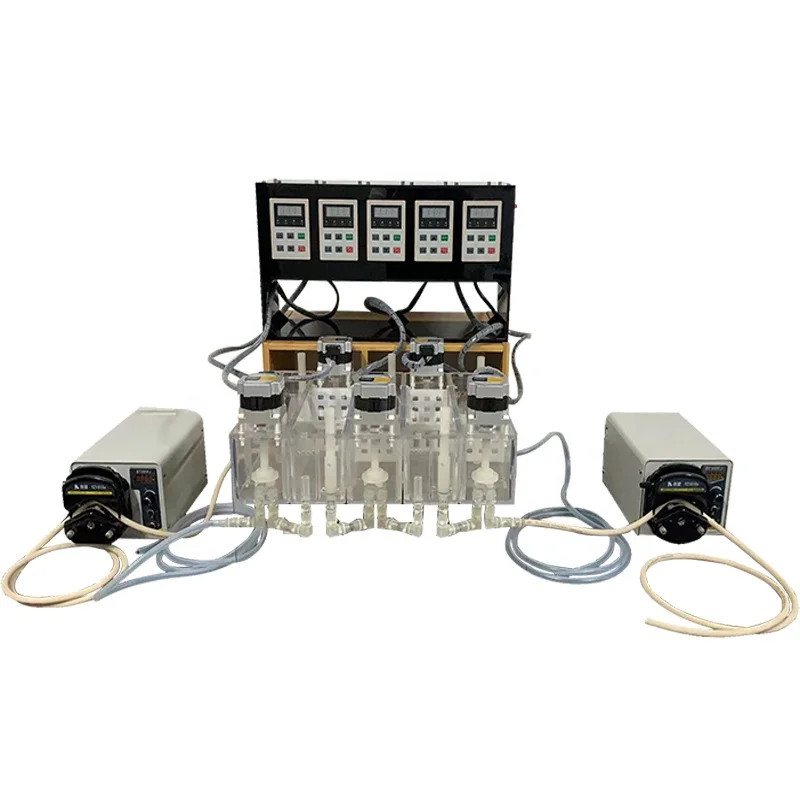 Liquid liquid solvent extraction tank