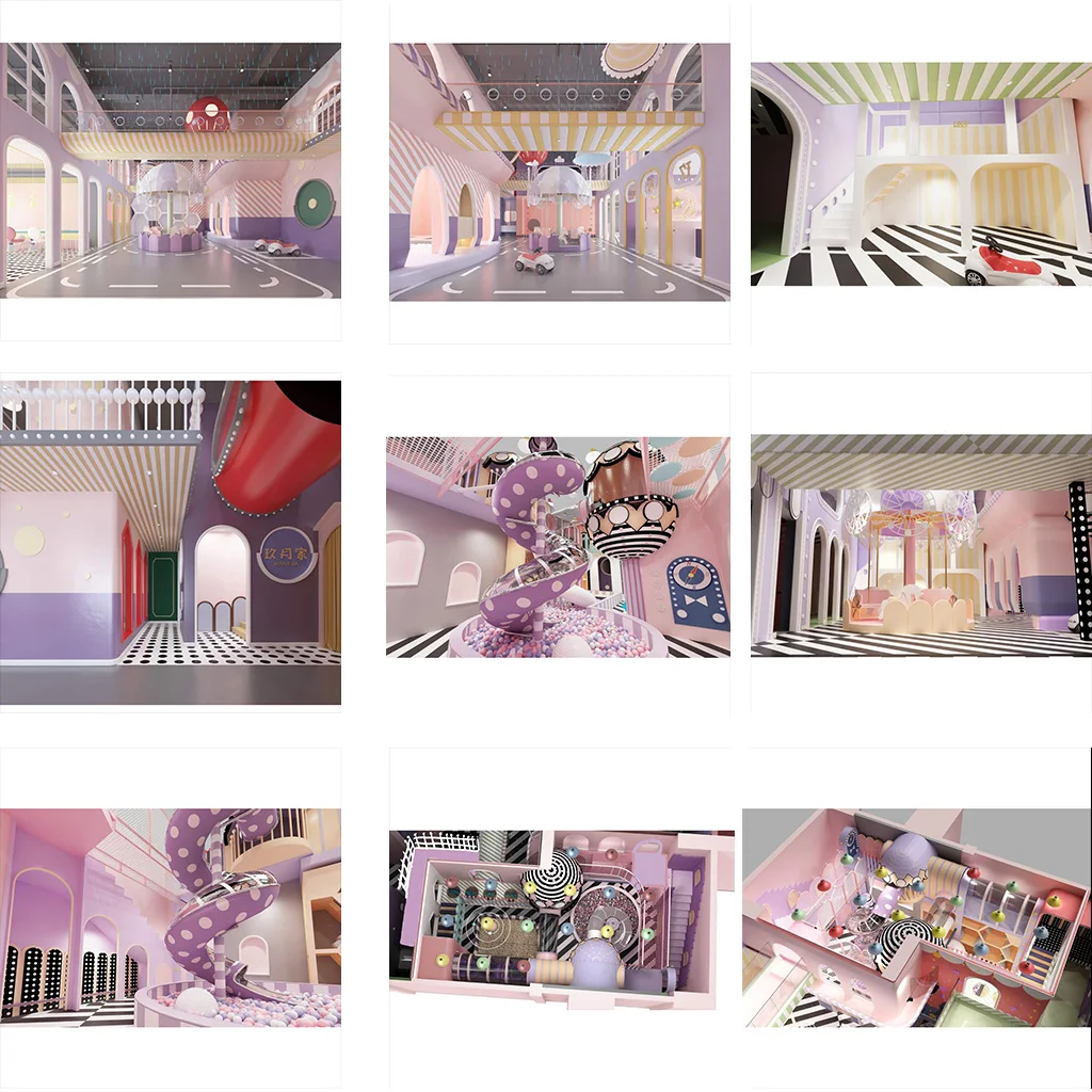 
New design custom size commercial indoor playground equipment for kids 