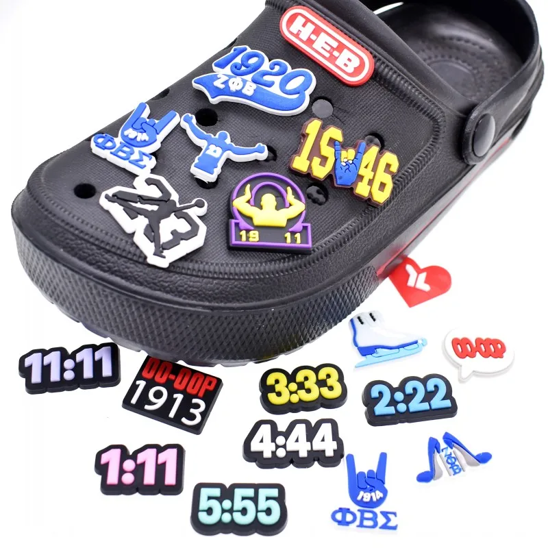 New arrival Sport Charms Different Shapes Croc Shoes Decoration for Men Women
