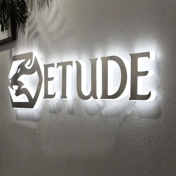 Manufacturer Hot Selling Office Signage Wall logo Business Sign Custom Company logo Design Metal Sign Letters