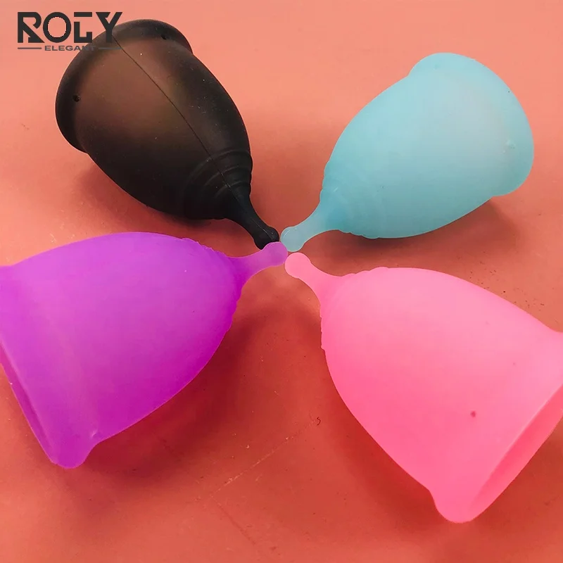 Custom Wholesale Foldable Reusable Collapsible Women Period Medical Silicone Eco Friendly Menstrual