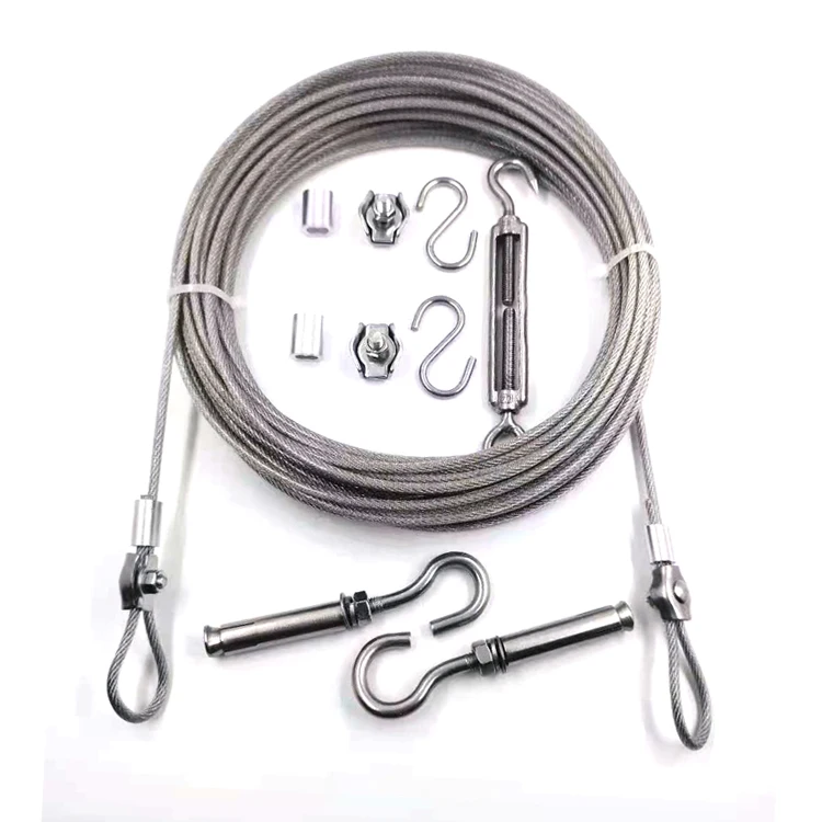Hot sales 304 Indoor stainless steel retractable clothesline blacony stainless steel clothesline rope
