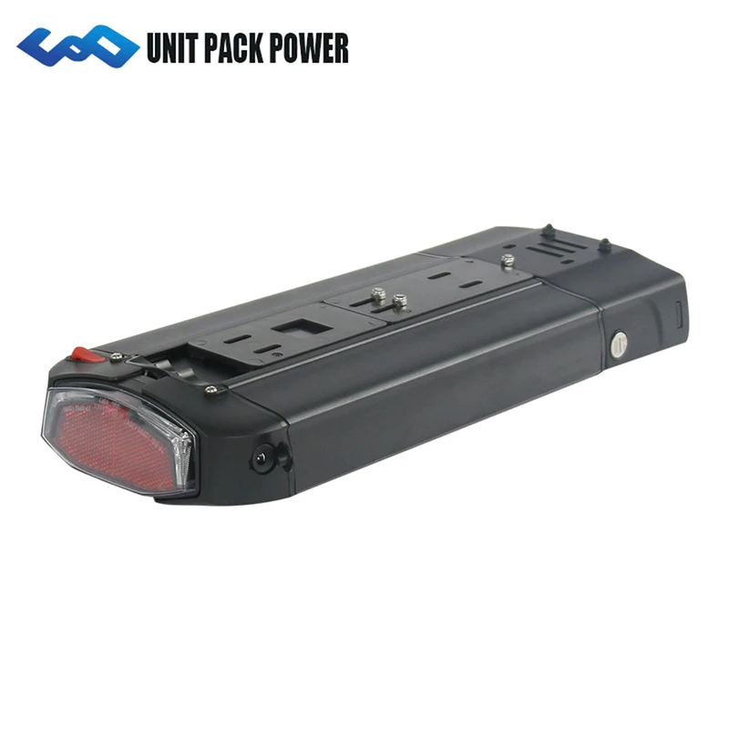 Customized li-ion battery rear rack 36v 48v  18Ah 35Ah lithium ebike battery pack electric bicycle parts