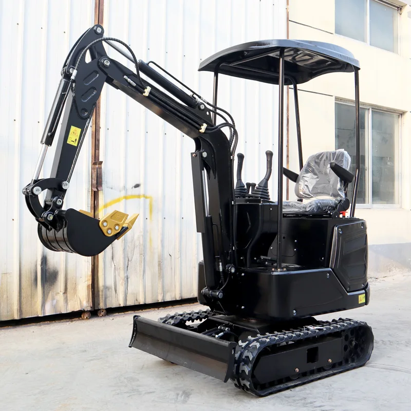 Free shipping CE EPA/EURO 5 micro excavator 2 ton 1 ton 1.8 ton small excavator Chinese mini excavator cabin mini digger