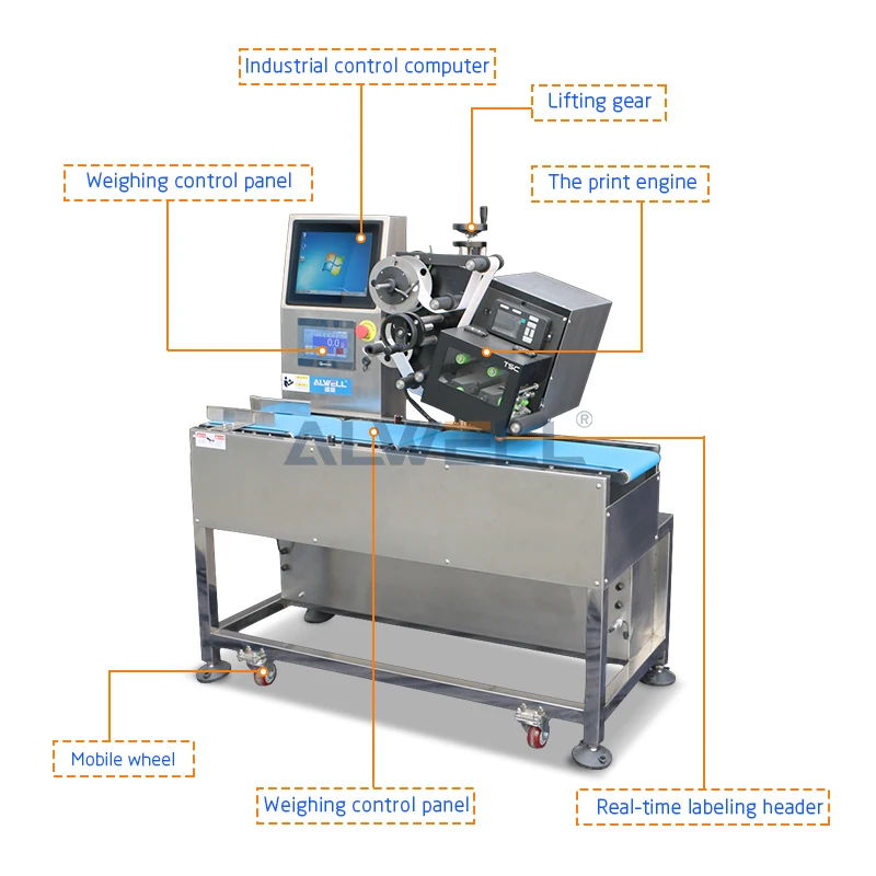 inline automatic high quality multifunctional precision dynamic weight sensor belt conveyor check weigher