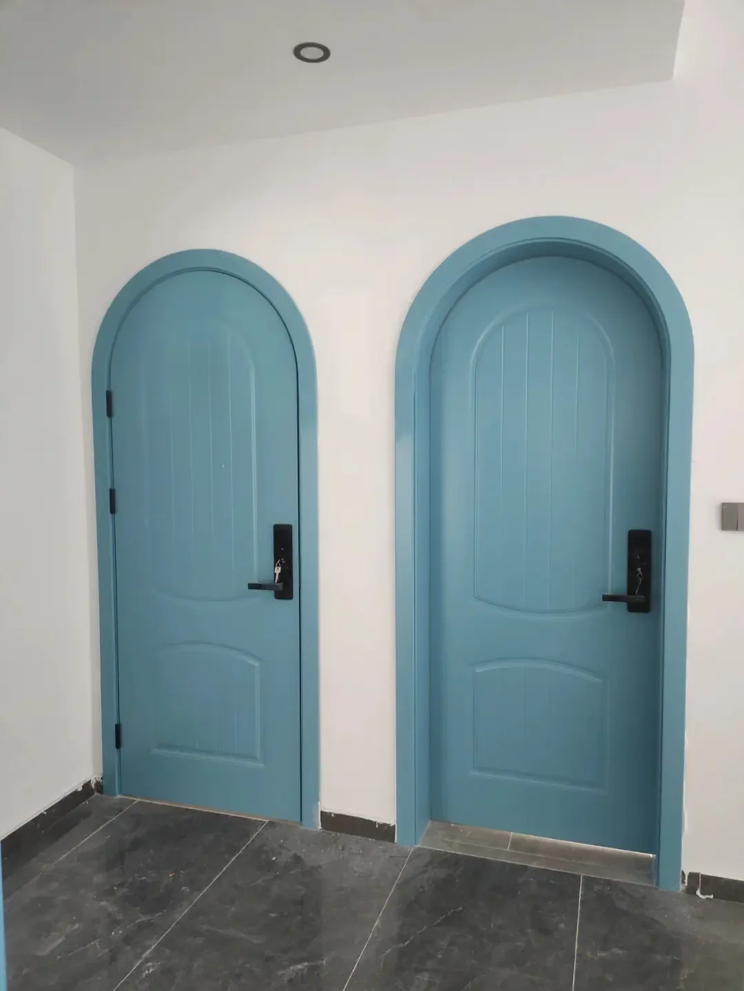 American luxury round top single door indoor arched door round top doors for houses
