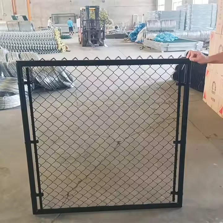 Sustainable Galvanized Coated Chain Link Farm Fence Easy Assembly Steel Iron Frame for Sports & Garden Use Model Number 3D