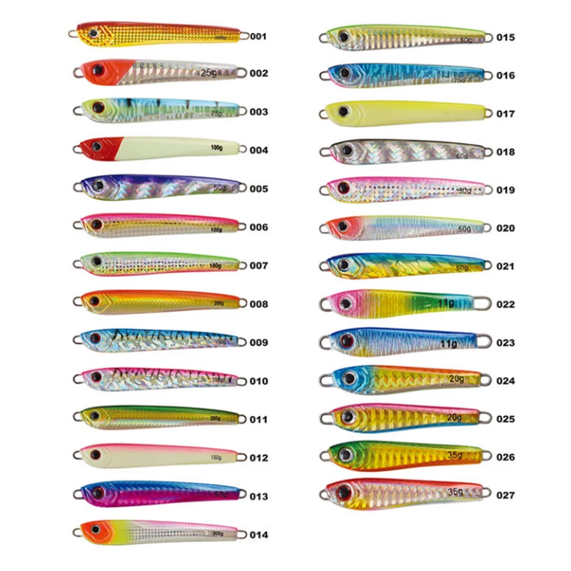 TAKEDO LF025 Customized 5g 11g 18g 25g 35g 50g 75g 100g 150g 200g 300g 500g Lead Jig Molds Mackerel Lead Swim Jigs