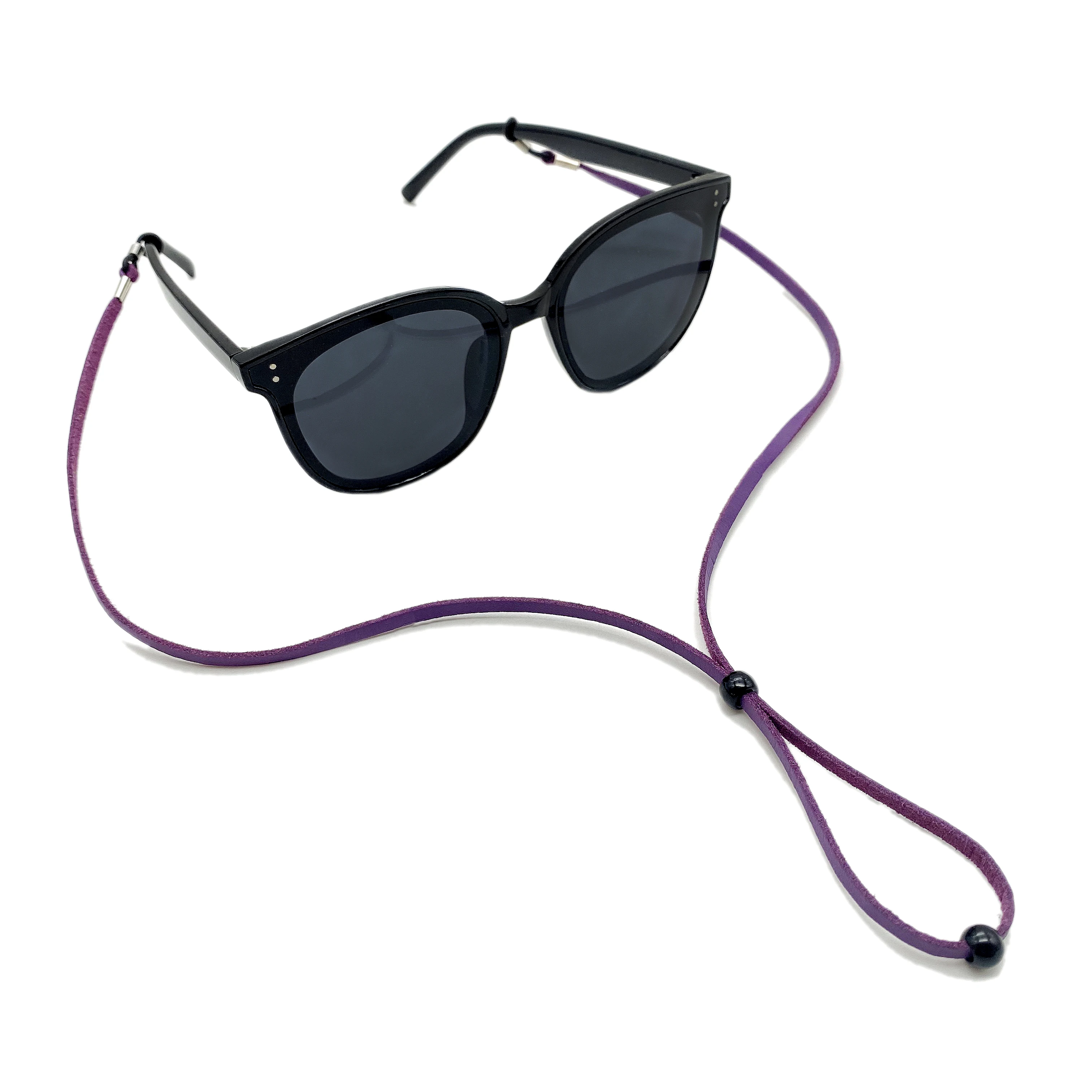 Fashion Leather glasses cord  Wearing comfortable sports style adjustable glasses cord Multi color Eyewear adults cord