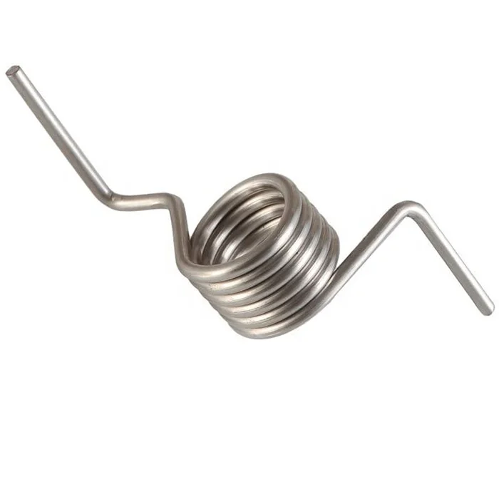 Custom Stainless Helical Power Clothespin Coil Spiral Double Torsion Spring For Door