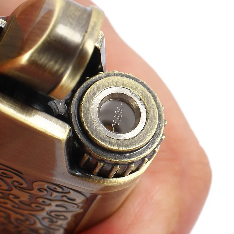 Wholesale Jobon Brand Single Flame Cigarette Lighter CUSTOM LOGO heating coil windproof portable metal cigar jet lighters