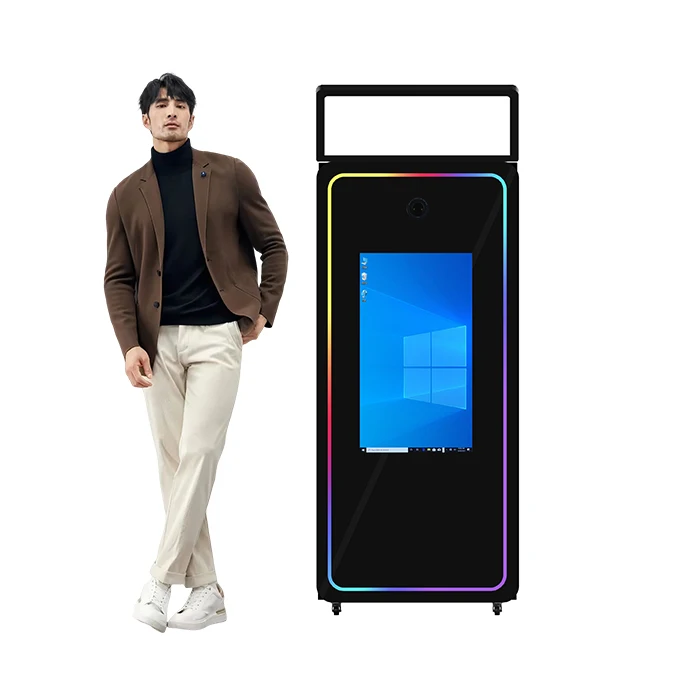 Зеркальная фотобудка с камерой и принтером