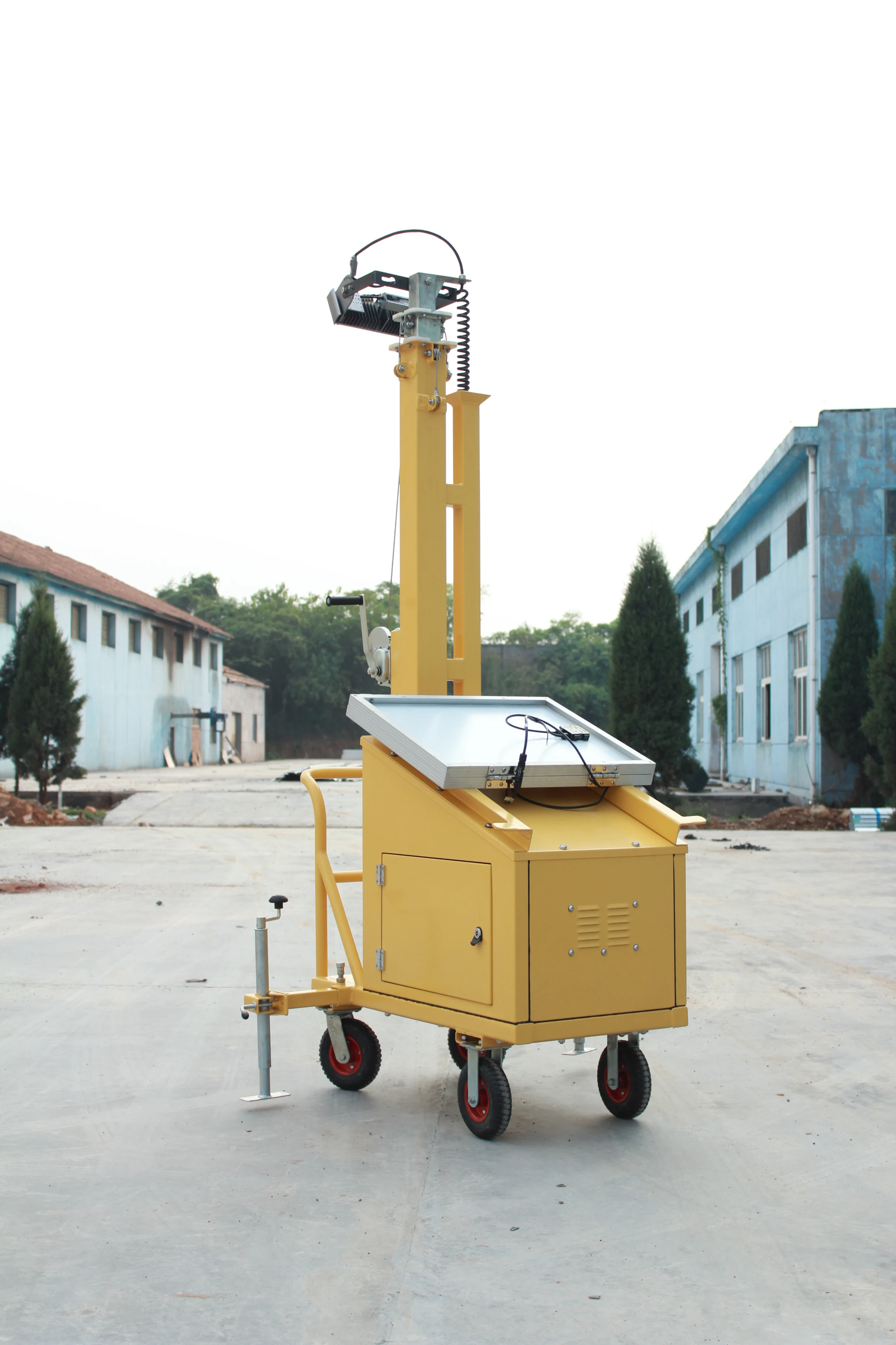 Small Body Solar CCTV Trailer for  Monitoring