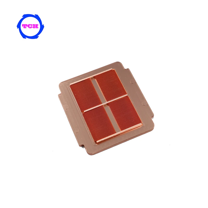 Manufacturer thermo heatsinks 40x40 heat sink CNC skived fin copper skive heatsink custom