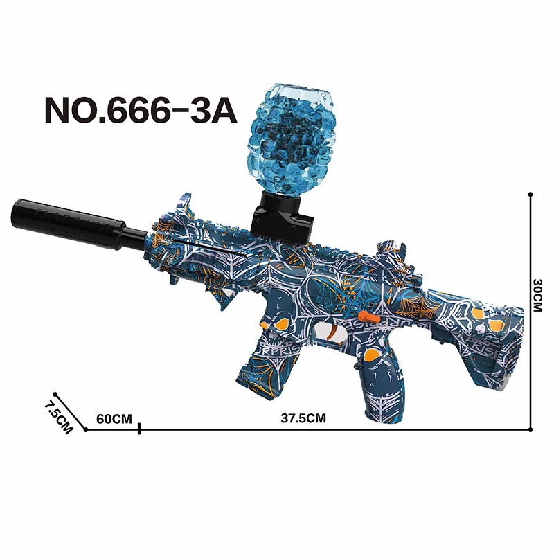 666-3A мини электрический гель-бластер M416 унисекс электронная игрушка для взрослых водяная пуля стрельба пластиковый пистолет Yz 3 4 V/7 V