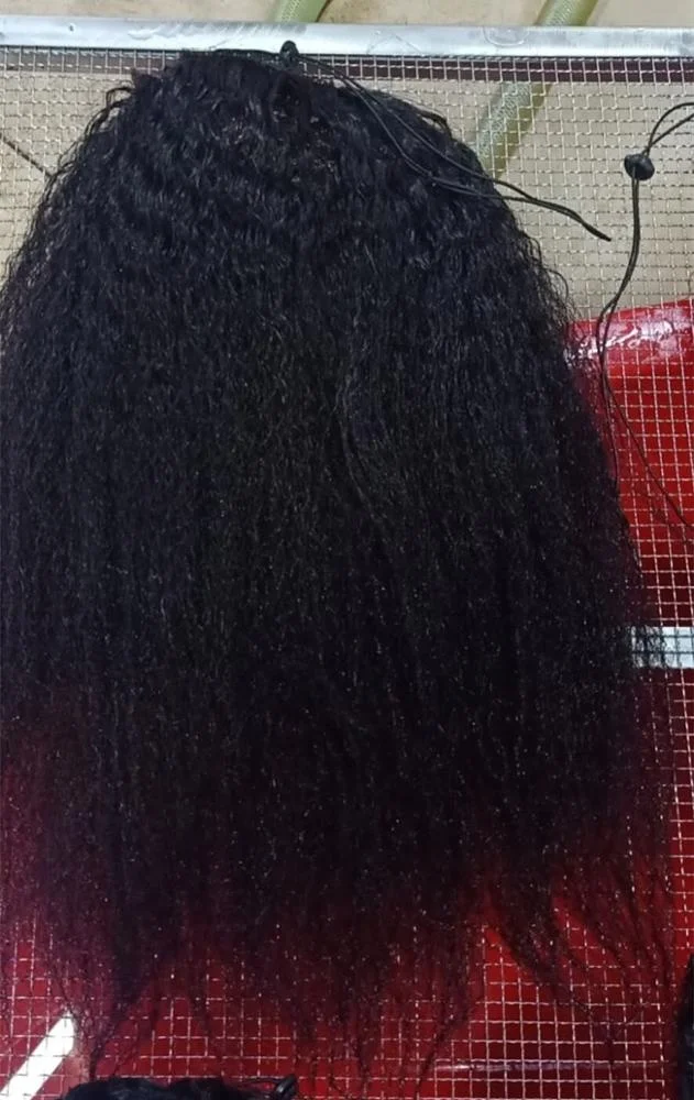 
wholesale kinky hair ponytail drawstring remy human hair ponytail 