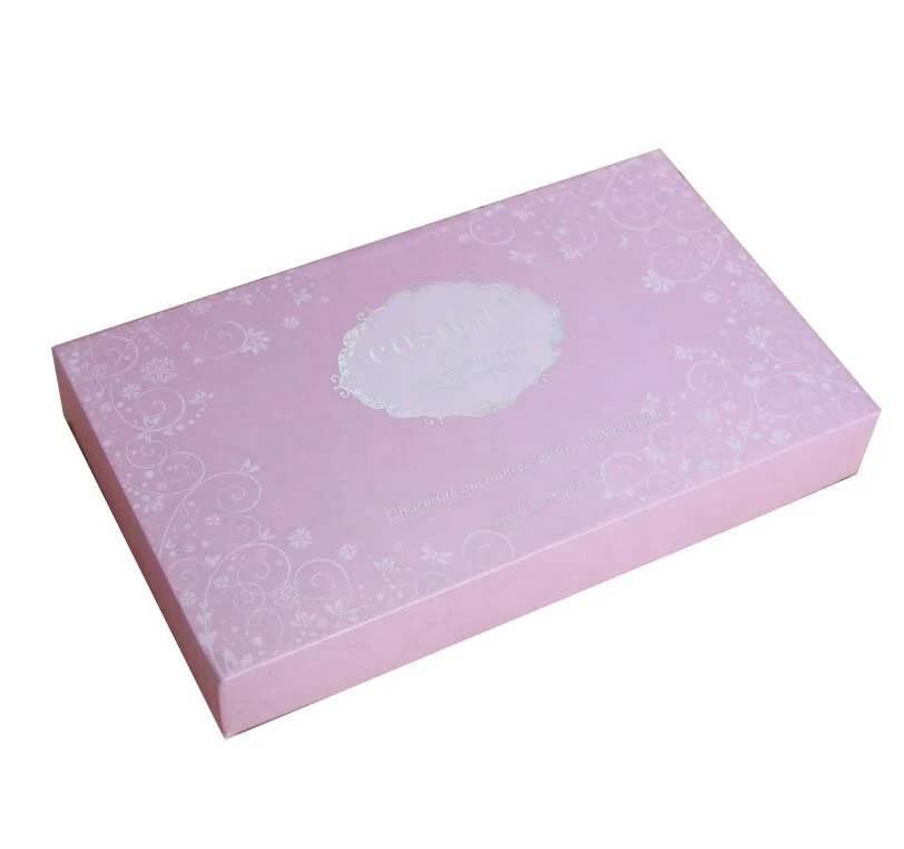 Customization Pink Delivery Corrugated Shopping Gift Paper Box Recycle Folding Gift Box