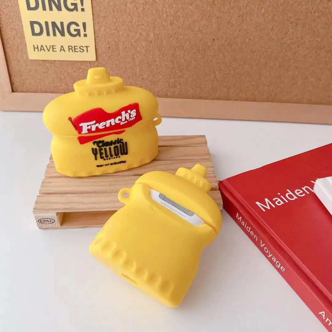 Yellow Mustard Sauce For Airpods Pro Case For Airpod Case Design For Airpods Case