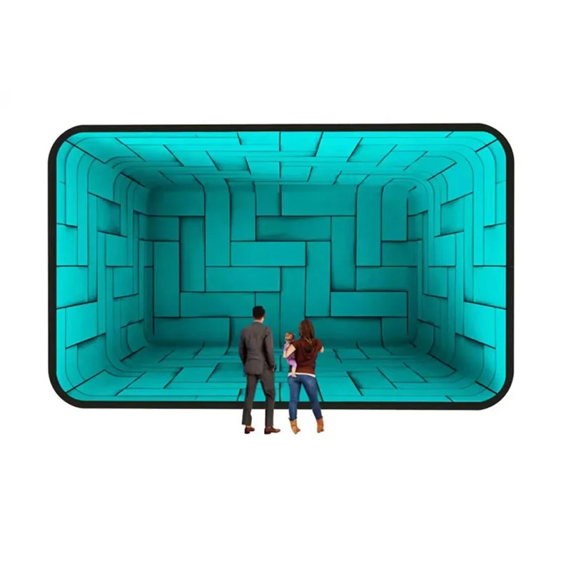 HD P2.5 High resolution VR indoor full color smd flexible led panel creative immersive virtual  experience space led display