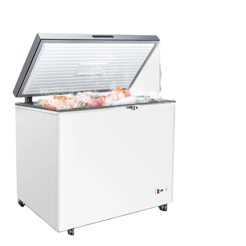 Mini Double-Temperature Household Food Chest Freezer