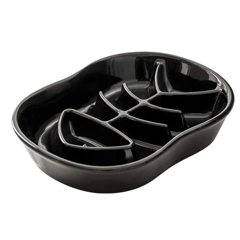 Colors Slow Feeder Cat Bowls Ceramic  Pet Dog Feeding Bowls Fun Feed Interactive Bloat Stop Puzzle Cat Bowl Healthy Eating Diet