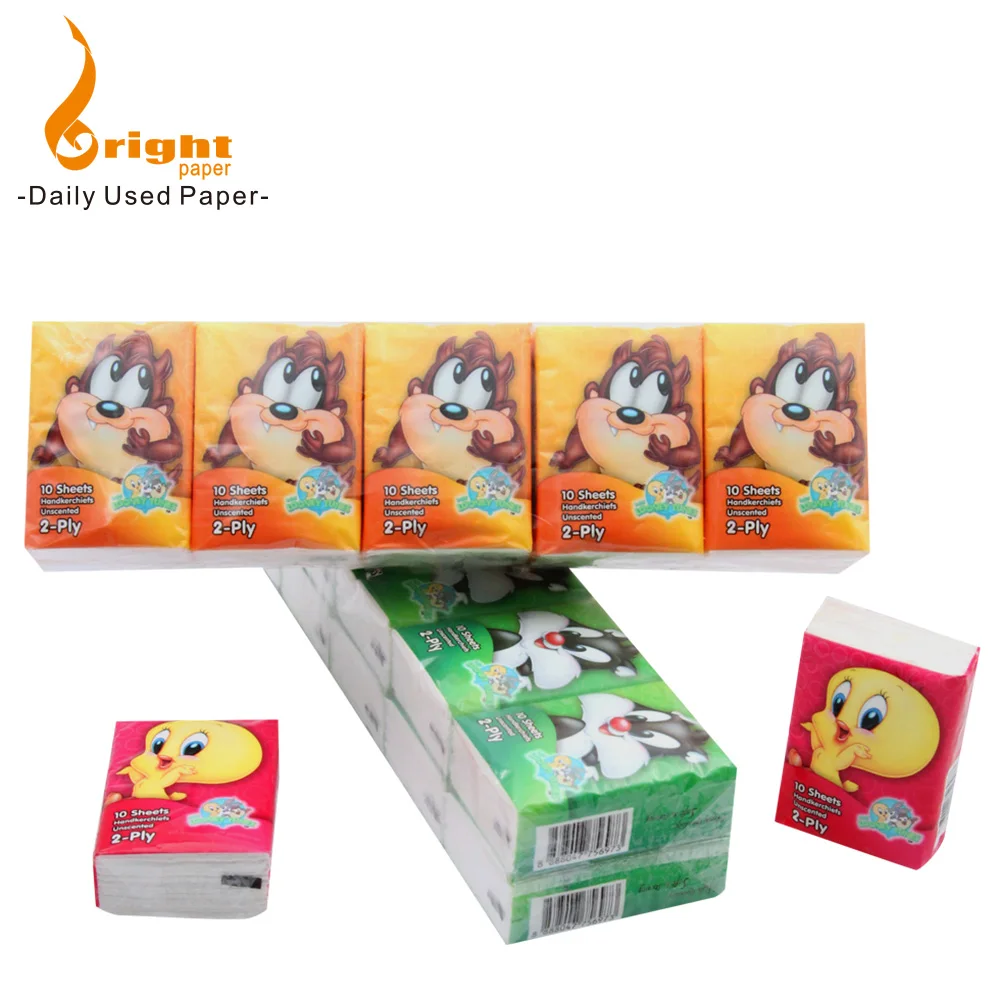 OEM Design Pocket Handkerchief Mini Pack Facial tissue