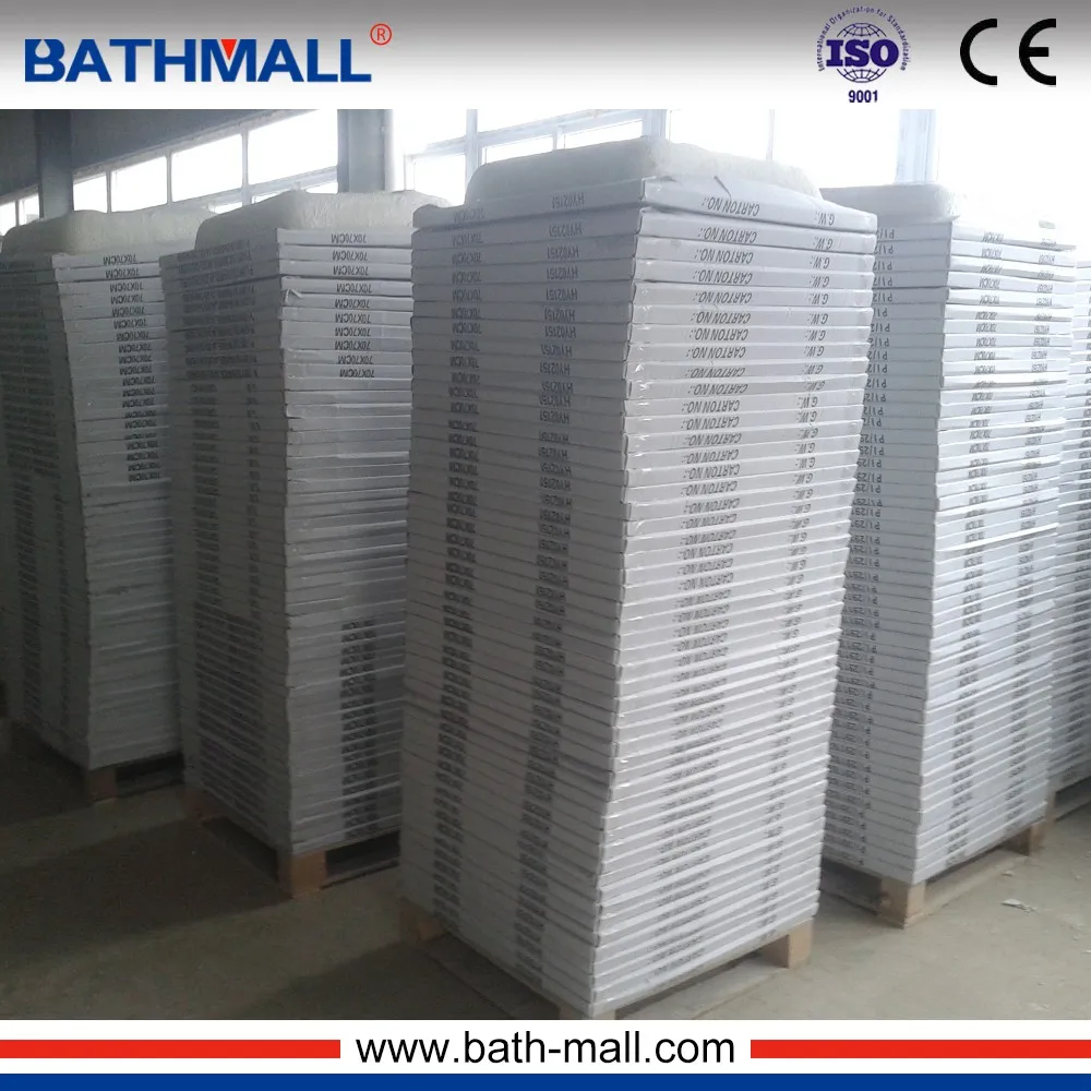 2024 BATHMALL Approved Integral Flange Shower Pan Base