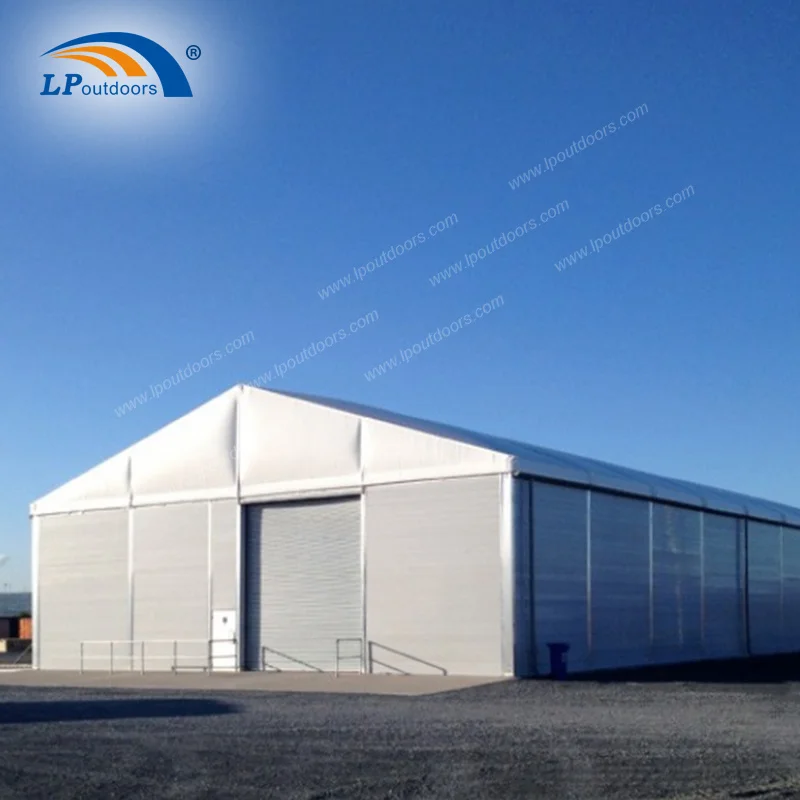 Inflatable heat insulated storage structure marquee tent for temporary warehouse