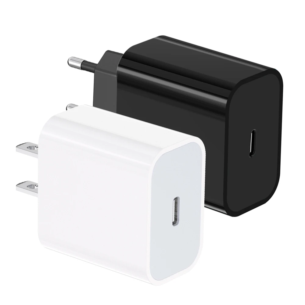  Для iPhone 12 11 Magsafe Usb-C PD КК 20 Вт 18 устройство для быстрой зарядки с разъемом Type C кабель Lightning зарядное мобильного телефона включения адаптер США штепсельная вилка европейского