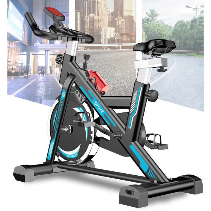 Exercise equipment can be moved to adjust the household variable speed exercise bike