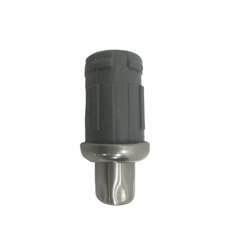 Grey Adjustable plastic Bullet Feet - 38/41mm Bullet Inserts for 1-1/2' & 1-5/8' Round Tubing
