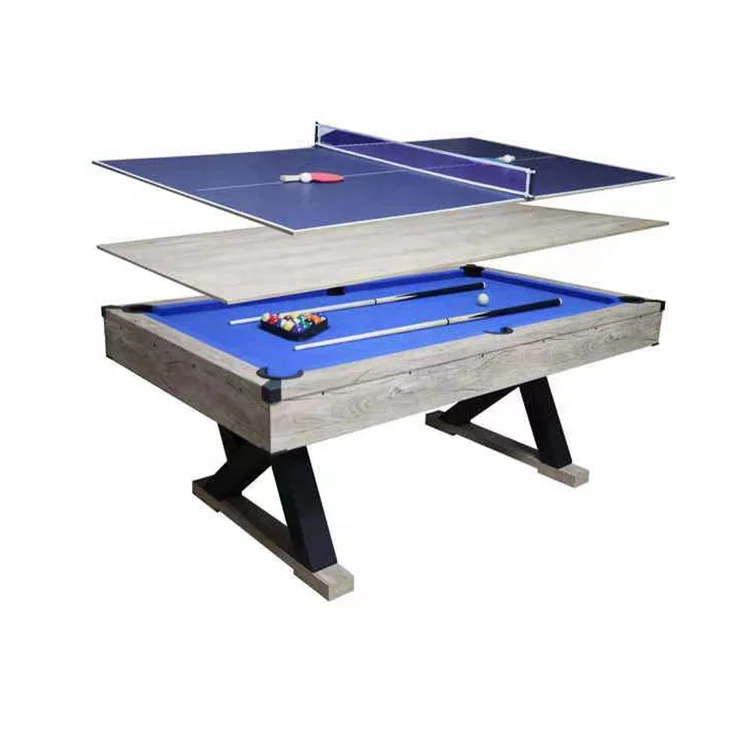 Modern 7ft Table Tennis Billiard 2 in 1 Game Table for Sale