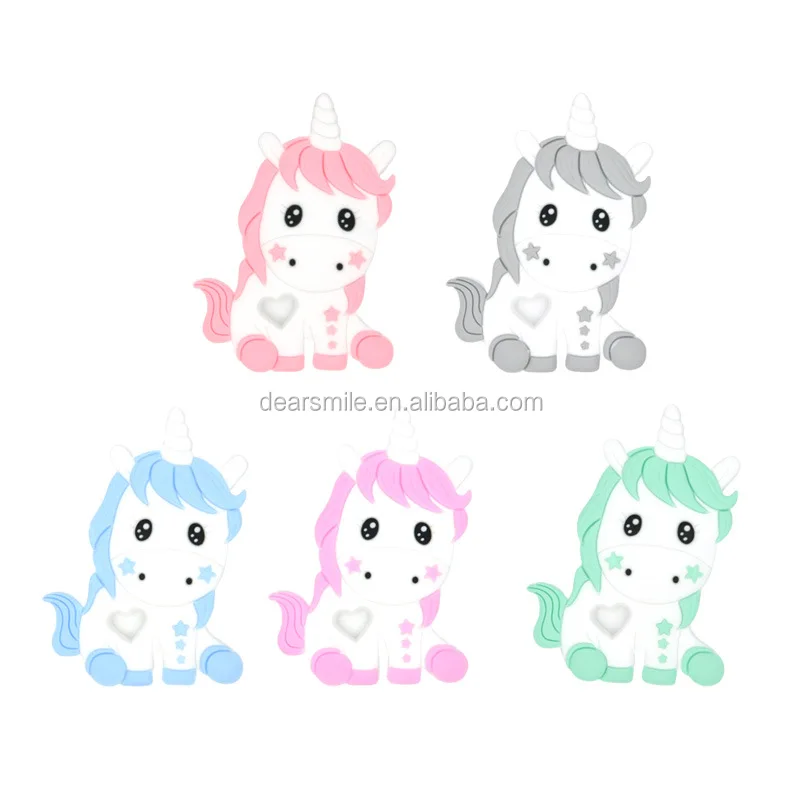 Popular Wholesale New Bpa Free Animal Organic Soft Custom Food Grade Silicone Baby Teething Teether Toys