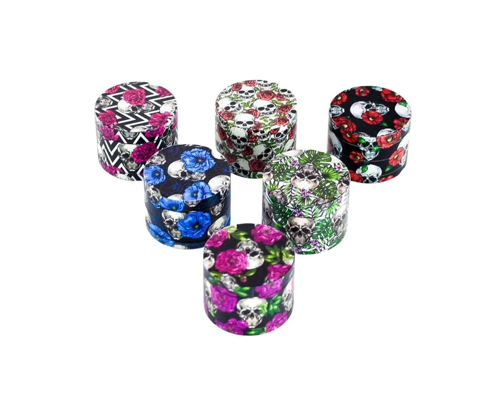 4-секционный измельчитель для специй с цинковым покрытием самолет измельчитель для сигарет с травяной табака металлический ручной шлифовальный станок