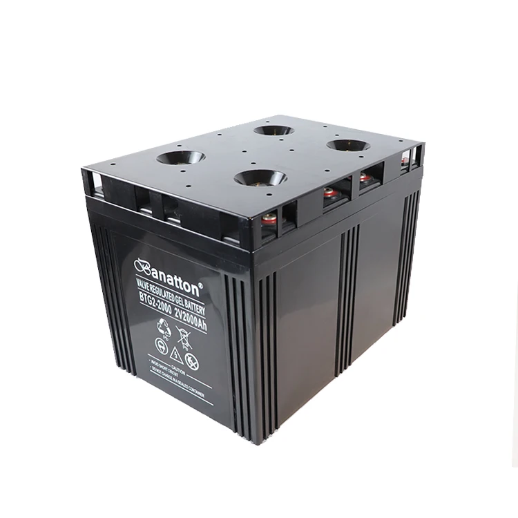 Banatton 2V 2000Ah Battery Solarbattery Bateria Akumulatory High Grade Super Capacitor 2 Volt Batteries Deep Cycle Gel Solar