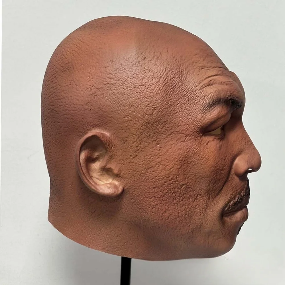1PC Mike Tyson Masks for Men Boxing Champion Man Adult Masquerade Role Play Carnaval Party Celebrity Costume Cosplay Latex Mask
