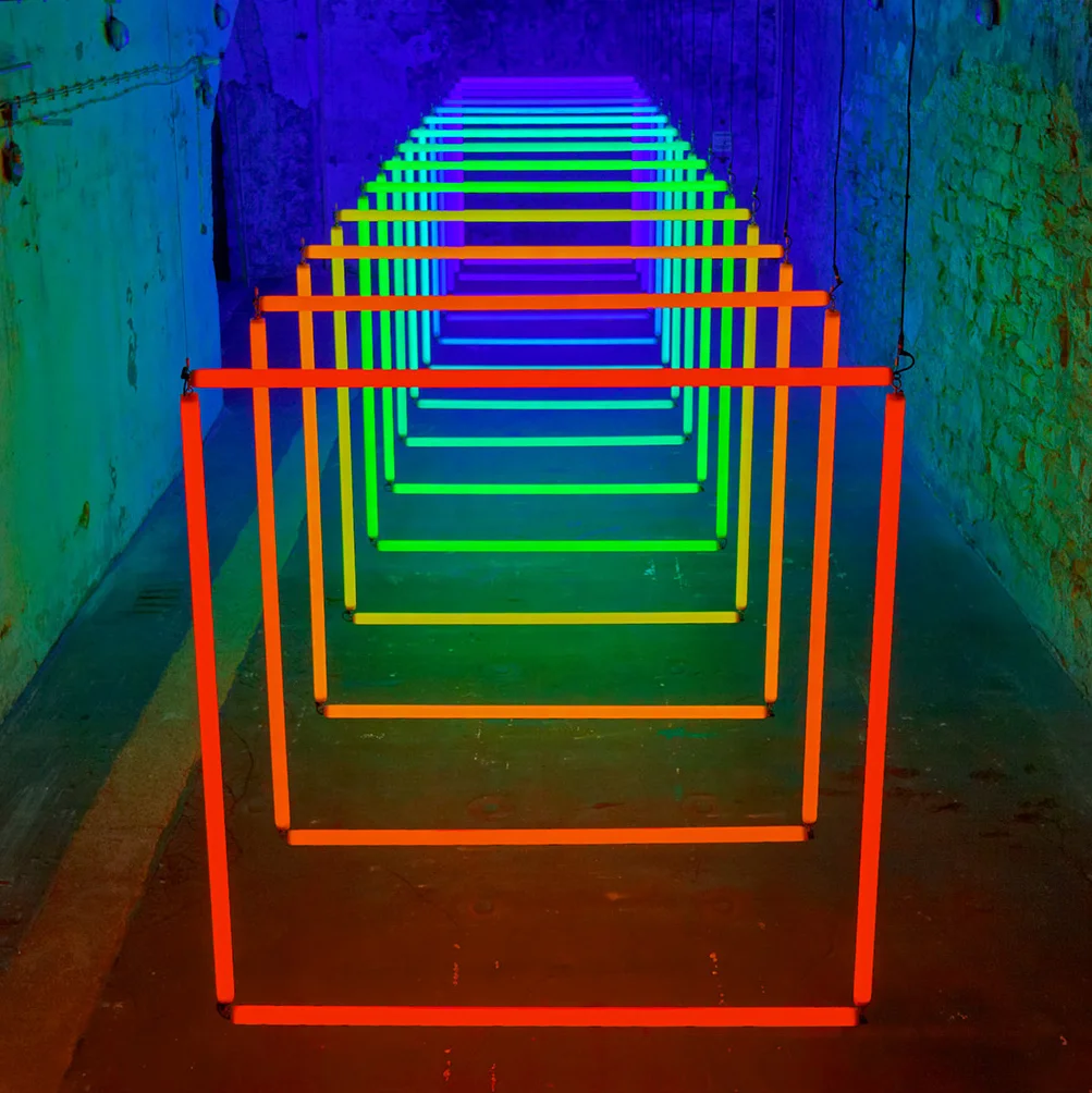 addressable 360 degree tube stage lighting DC24V 2meter RGB LED rainbow tube light for KTV bar concert decoration