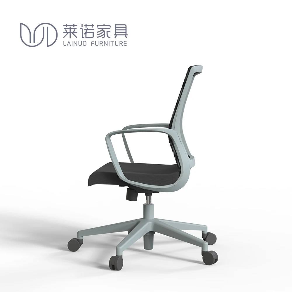 ergonomic office grey  mesh chair white