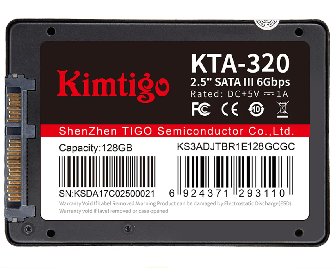 Kimtigo 128 ГБ 256 512 1 ТБ 3d Nand флэш-накопитель 2,5 дюймов Sata Iii жесткий диск Ssd жесткий диск для ноутбука, настольного компьютера
