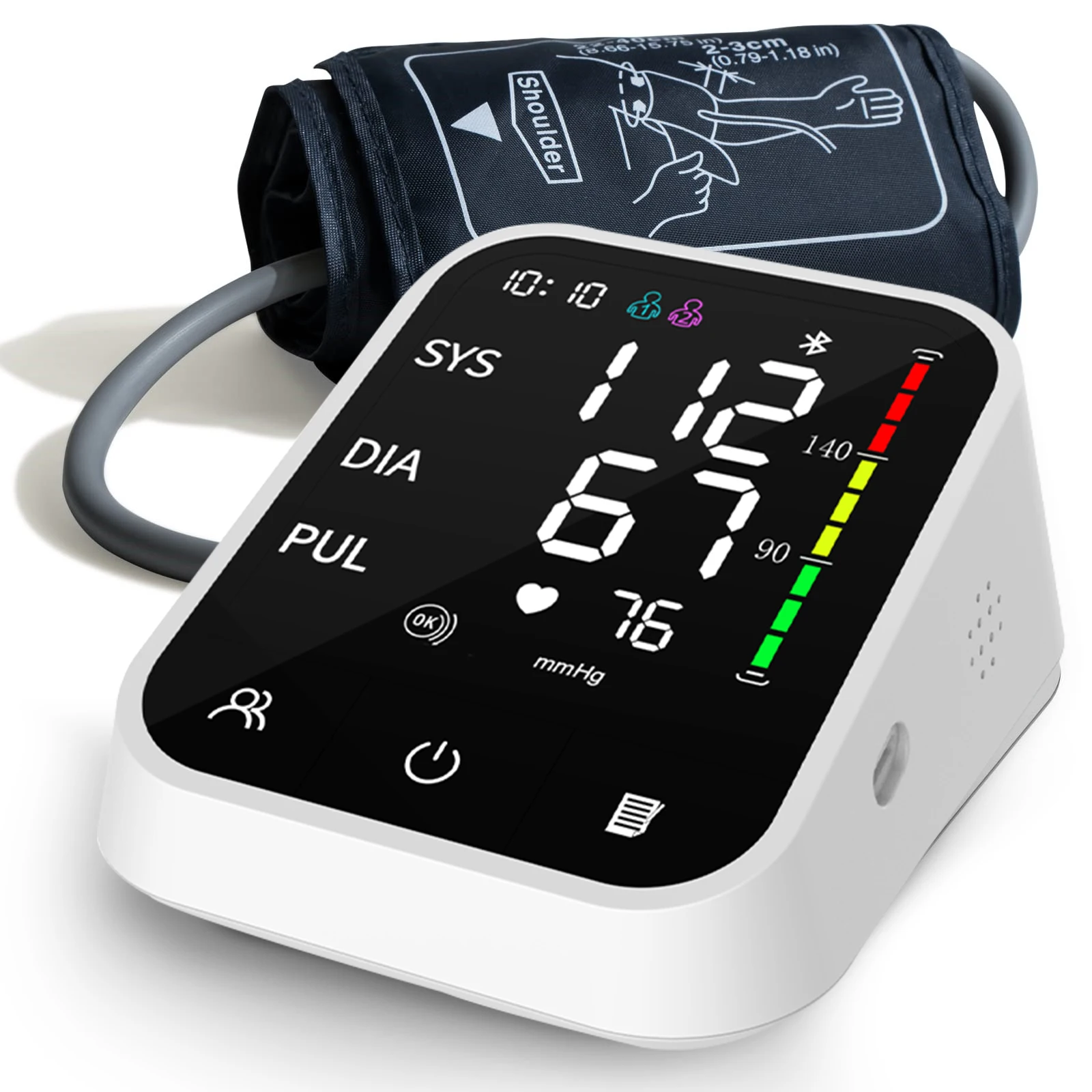 CE ISO Approved Medical Sphygmomanometer Brother BP Monitor Blood Pressure Machine Blue tooth Digital Blood Pressure Monitor