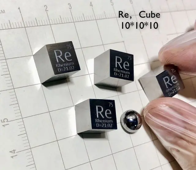 Best Selling Rhenium Metal Cube Product Rhenium Palladium