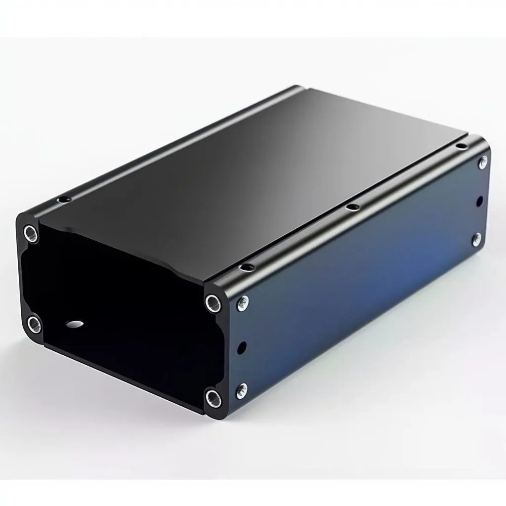 2026 Factory black computer case aluminum enclosure sheet metal