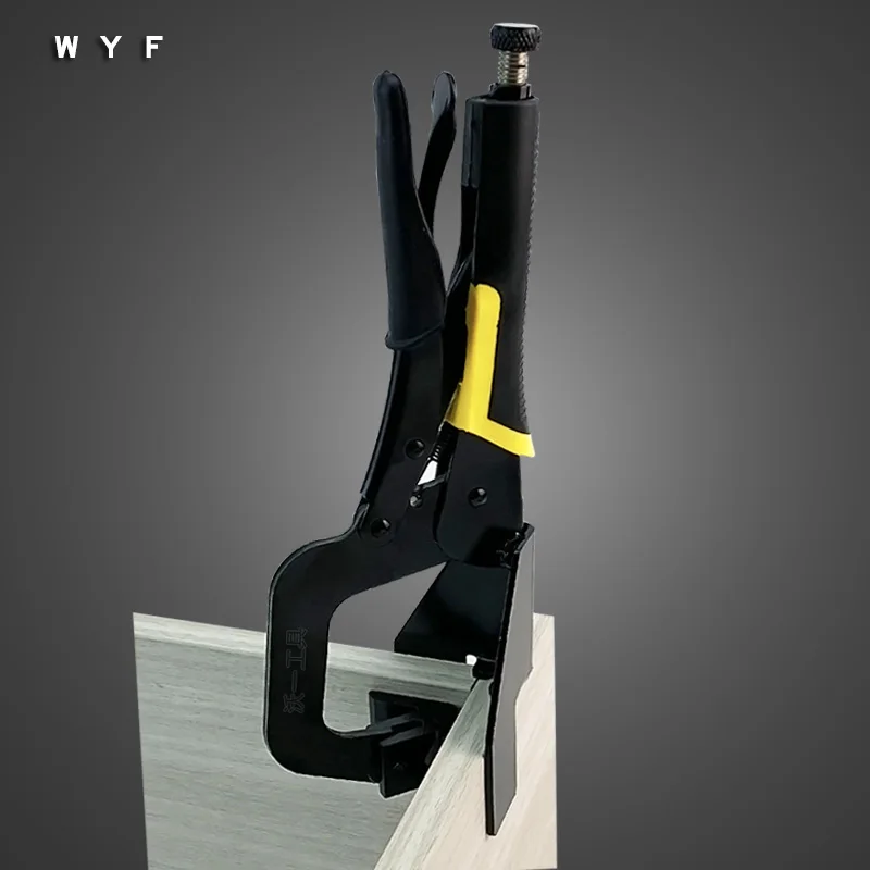 
WYF New 90 degree clamp Woodworking Right Angle Fixed Pliers Quick Corner Clamp pocket hole jig Wood splicing auxiliary tools 