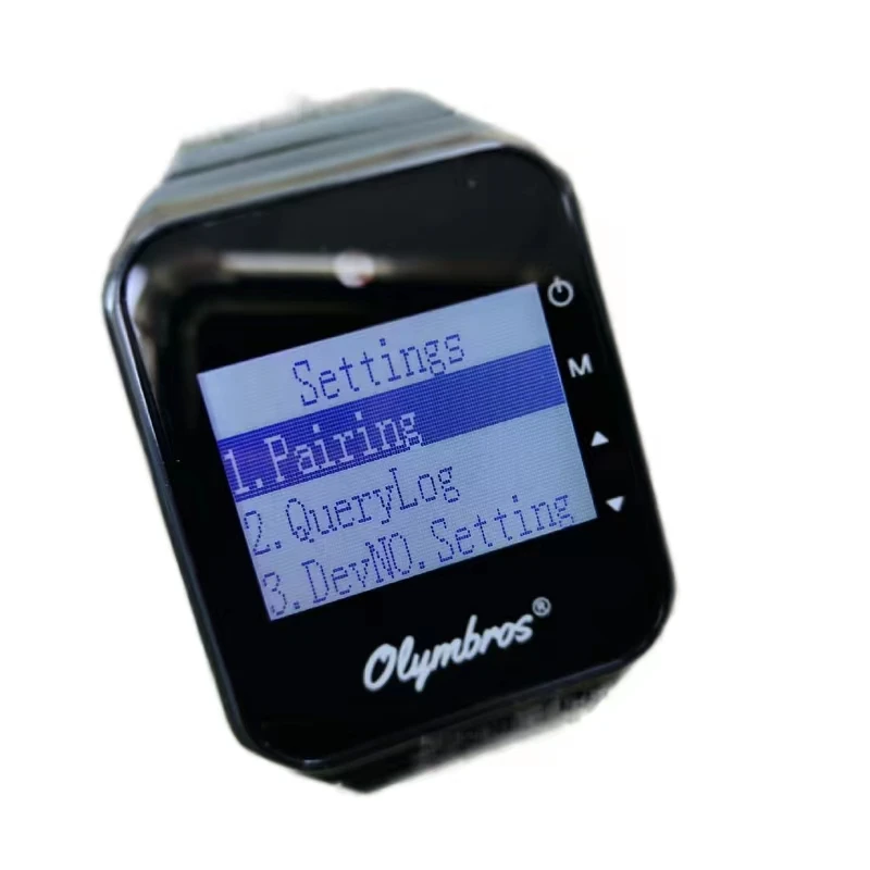 Olymbros Wireless Outdoor PIR Sensor Hunting Alarm System Motion Detector with 1 Receiver Watch and 2 PIR Sensors