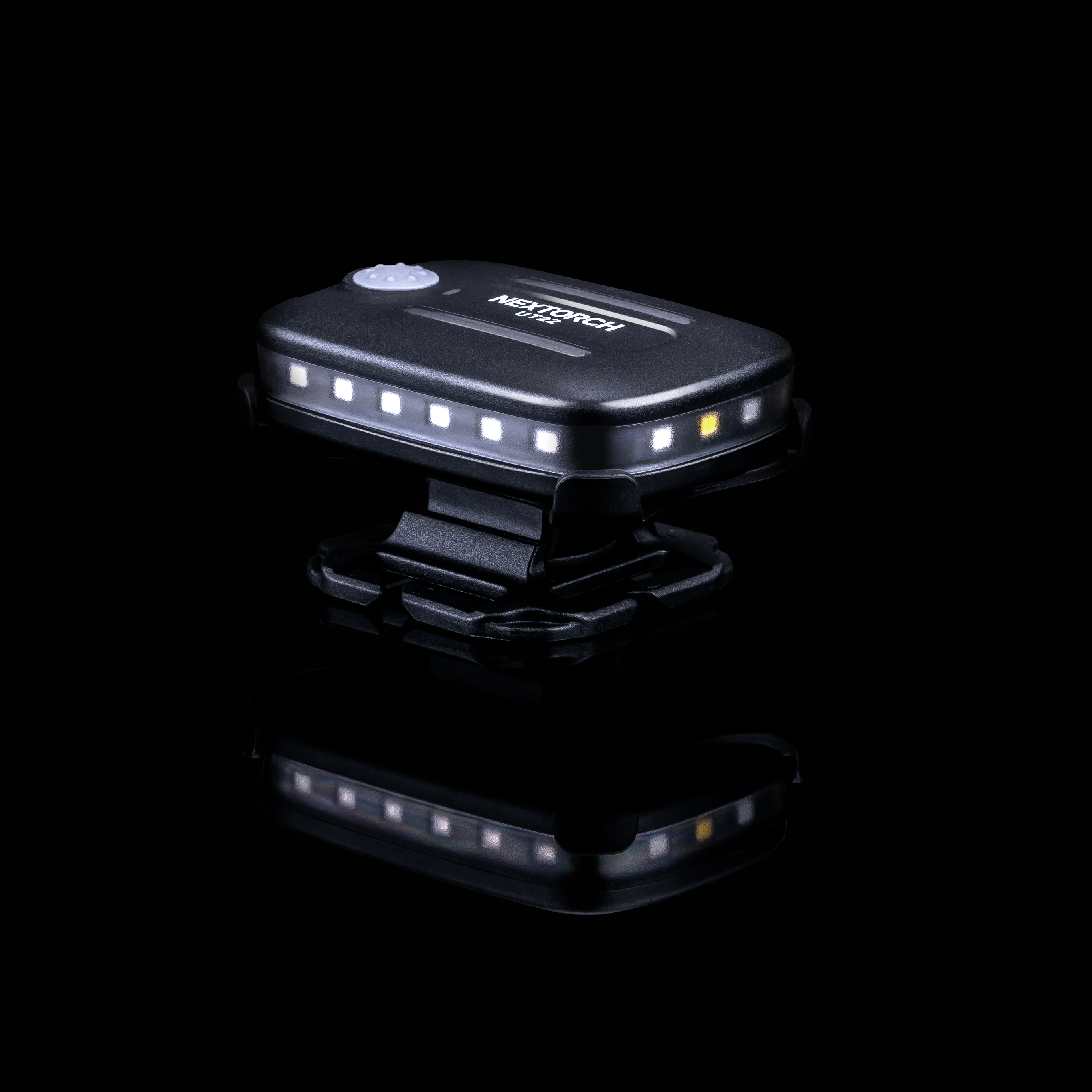 UT22 Nextorch tactical flashlight warning safety light sensor motion blue-red flash light LED rechargeable