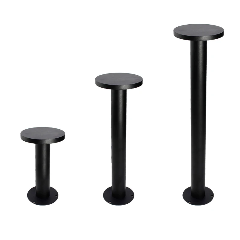 Outdoor 7W LED bollard post light IP65 LED garden pole light 3000K LED landscape path lights