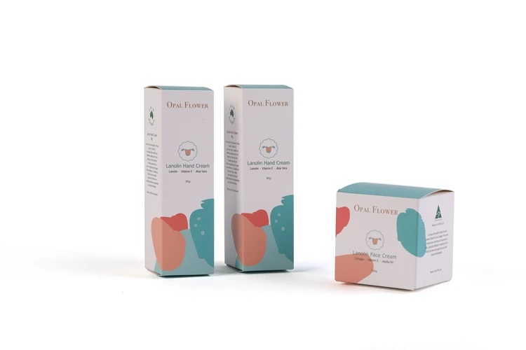 Custom Matte Laminated Printed Cosmetic Paper Box Skin Care Product Packaging Box