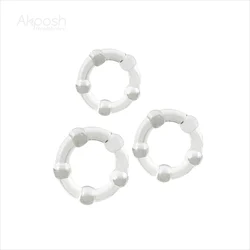 Silicone delay lasting penis rings flexible soft waterproof penis ring